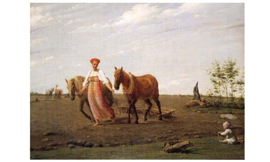 Aleksei Venetsianov romantisme russe Au labour le printemps 1820